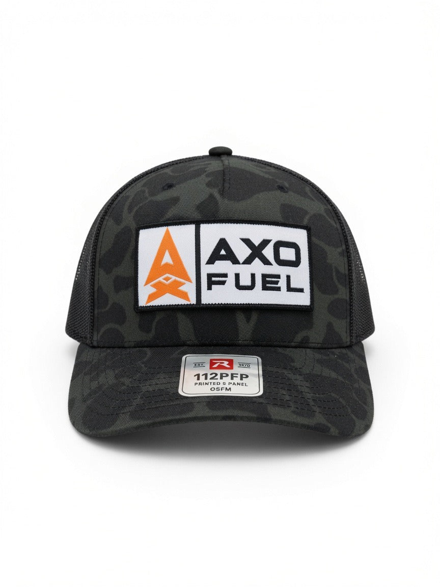 AXO FUEL Patch Hat - Black Camo
