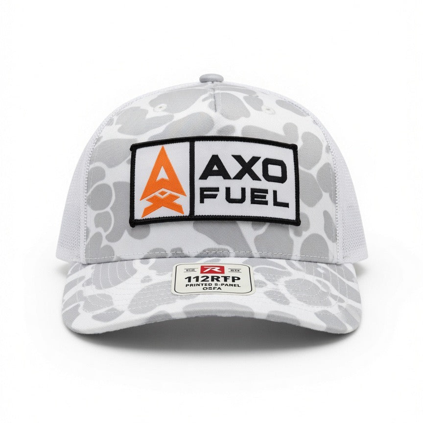 AXO FUEL Patch Hat - White Camo